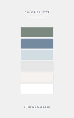 the color palette for this website