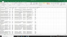 the spreadsheet is open and ready to be used in microsoft's office