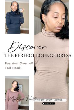 Explore the allure of lounge dresses in Mystiqua Trinette's latest Fall Haul video. Discover chic styles perfect for Fashion Over 40, as we delve into Coffee Brown, Mocha, and Black Turtleneck Dresses—a fusion of elegance and comfort. Dive into this fashion journey now! Lounge Dresses, Black Turtleneck Dress, Lounge Dress, Coffee Brown, Turtle Neck Dress, Fashion Over 40, Chic Dress, The Chic