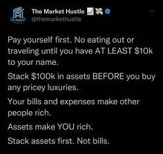 the market hustle tweets about how to get paid on their mobile phone