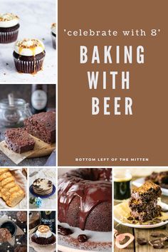 the cover of celebrate with 8's baking with beer