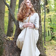 Classic Medieval Tunic with Lacing “Sunshine Janet” Medieval Style Dresses For Festivals, Bohemian Medieval Dress For Festival, Peasant Dresses For Medieval Festivals, Peasant Dresses For Larp, Medieval Long Sleeve Linen Dress For Larp, Elven Style Dresses For Festivals, Elvish Style Dresses For Larp, Elvish Dresses For Larp, Bohemian Dresses For Larp