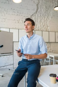 Business Photoshoot Men Office, Man Professional Photo, Office Photoshoot Ideas Men, Business Man Photography Office, Office Outfits Men Young Professional, Startup Photoshoot, Workplace Photography, Modern Office Room, Man In Office