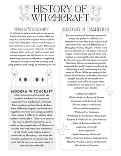 Research Witchcraft, Wiccan Drawings Witchcraft, Types Of Spells In Witchcraft, Witch Craft History, Grounding Grimoire Page, History Of Paganism, History Of Witches Notes, How To Make A Grimoire Book Of Shadows, Witchcraft Information