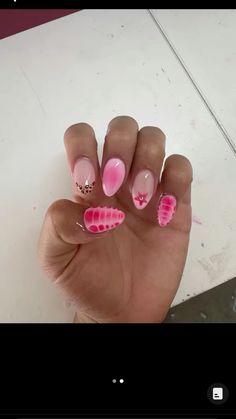 Cute Nails Acrylic School, Whole Nail Designs, Acrylic Nail Designs Back To School, Fun Hoco Nails, Pink Gator Nails, French Art Nails, Full Nail Color Ideas, Back To School Nails 2024, Cute Short Acrylic Nails Square Pink