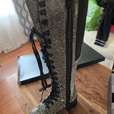 Size 10, Brand New, In Box, Never Worn Dolls Kill Shoes, Moto Boots, Dolls Kill, Combat Boots, Black Gray, Black And Grey, Size 10, Women Shoes, Dolls