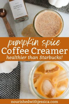 pumpkin spice coffee creamer is the perfect fall treat