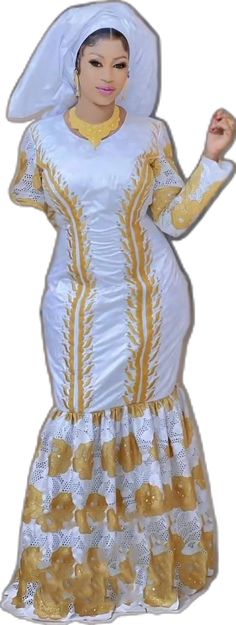 Fitted White Dress With Gold Embroidery, Fitted Embroidered Gold Dress, Traditional Fitted Dress With Gold Embroidery, Elegant White Dress With Gold Embroidery, White Party Dress With Gold Embroidery, Fitted White Embroidered Dress, Traditional White Dress With Ruffles, Yellow Embroidered Fitted Dress, Fitted Embroidered Dress With Gold Embroidery