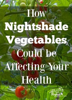 Nightshade Plant, Foods To Reduce Cholesterol, Strawberry Nutrition Facts, Nutrition Classes, List Of Vegetables, Plant Paradox, Health Class