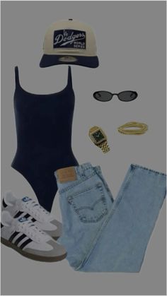 #outfit#fyp#outfitinspo Looks Adidas, Mode Zara, Summer Fashion Outfits