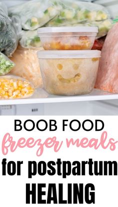 Boob Food Freezer Meals for Postpartum Healing Freezer Meals For Postpartum, Meals For Postpartum, Foods For Breastfeeding, Postpartum Prep, Postpartum Healing, Breastfeeding Foods, New Mama, Milk Supply, Breastfeeding Tips