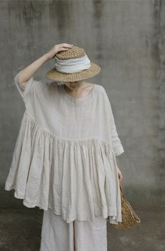 Women Cotton Linen Tops Loose Linen Blouses oversized Shirt - Etsy Oversized Shirt Plus Size, Linen Blouses, Linen Tops, Linen Top Women, Linen Shirt Dress, Linen Blouse, Made Clothing, Plus Size Kleidung, Top Top