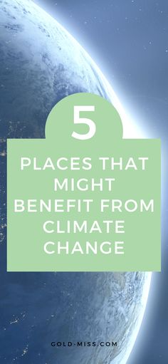 Will climate change actually help these places? Find out who might benefit from global warming. Just don't come away from this post thinking that you don't have to be environmentally friendly! Going green can be easy with a few simple changes. There are little things you can do every day to help reduce gases, help with pollution and make a less harmful impact on the environment. Taking care of the Earth can be easy to do if you start by making a few simple changes.