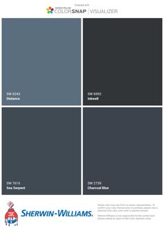 the color scheme for sheryln williams's new paint colors, which are available in