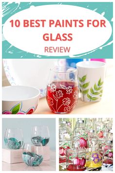 Painting Drinking Glasses Diy, Paint For Glass Jars, Painting On Glass Cups, Painting On Glass Ideas, Glass Painting Designs For Beginners, Glass Painting Ideas For Beginners, Best Paint For Glass, 1940 Hair