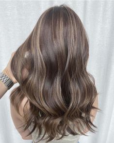 Asian Hair Dye, Rich Brown Hair, Hair Color Asian, Korean Hair Color, Brown Hair Inspo, Brunette Hair With Highlights, Hot Hair Colors, Hairstyles For Layered Hair