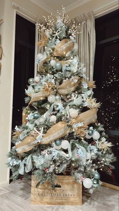 Pictured is a coastal inspired Christmas tree created on a budget using colours and aspects of baby blue, mint green, driftwood, dried seaweed, and pampas grass. This tree is to prove you do not need to spend lots to create a designer looking tree. Cozy Christmas Tree, Dried Seaweed, Elegant Ornaments, Coastal Christmas Tree, Gold Christmas Tree Decorations, Christmas Decorations Cheap, Tree Themes