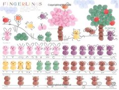 this is an image of fingerlings with teddy bears and flowers on the top one