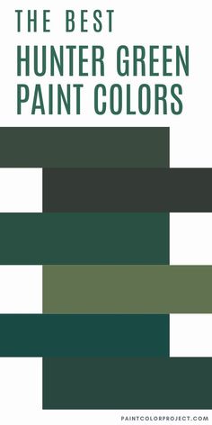 the best hunter green paint colors