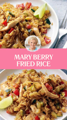 Mary Berry Fried Rice Savoury Rice Recipes Side Dishes, Red Curry Fried Rice, Savoury Rice Recipes, Savory Sticky Rice Recipe, Honey Onion, Savoury Rice Recipe, Basil Fried Rice Thai, Curry Rice Recipes, Basil Fried Rice