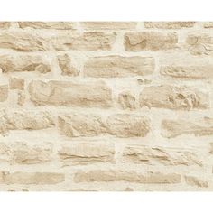 an old brick wall with no mortars or mortars on it, in beige tones