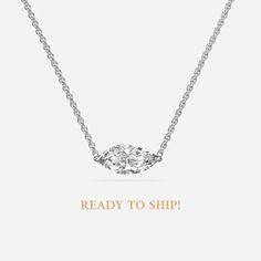 Ready to Ship! Timeless Elegance: Marquise Cut Lab Created Diamond Necklace. This stunning Necklace showcases a brilliant Marquise cut, lab-grown diamond, nestled securely in a modern Prong setting Pendant. Crafted in gleaming 14K white gold, it offers a touch of sophisticated sparkle to any outfit. ✨ Diamond Details ✨ ↦ Shape: Marquise ↦ Setting: Prong  ↦ Color: F/G ↦ Clarity: VS1/2 ↦ Total Carat Weight: 0.25 CT To 2 CT ↦ Certification: Elista Authenticate Certificate ↦ Making Process: Handmade Classic Marquise White Gold Necklace, Classic White Marquise Necklaces, Classic Marquise Yellow Gold Necklace, Classic Marquise Cut Diamond Necklace For Formal Occasions, Classic Marquise Cut Diamond Necklace For Formal Events, Classic Marquise Diamond Necklace For Weddings, Classic Solitaire Single Strand Necklace For Anniversary, White Marquise Cut Classic Necklace, Elegant Marquise Cut Solitaire Necklace For Wedding