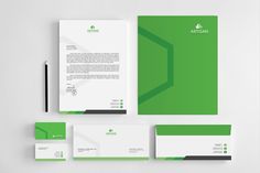 the stationery is clean and ready to be used in any business or other organization