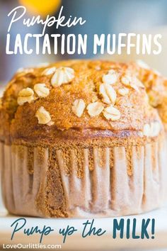 Irresistible Pumpkin Lactation Muffins Recipe Lactation Muffins, Breastfeeding Cookies, Breastfeeding Snacks, Fall Morning, Lactation Cookies, Freezer Meals