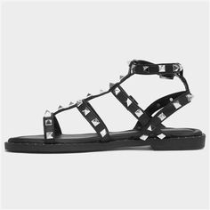 Shoe Zone, Sandal Style, Studded Sandals, Truffles, Buy Online, Sandals, Black