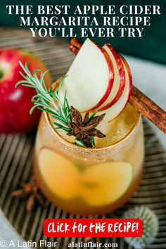 the best apple cider margarita recipe you'll ever try click for the recipe