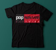 In Living Color!!! Add more color to your streetwear collection with Pop Savvee Clothing's black, classic fit, crewneck T-Shirt. This super comfy "logo tee" is made with 60% combed ringspun cotton and 40% polyester. The cotton/poly blend prevents the fabric from shrinking and fading. And, this material also helps the collar lay flat and keep its shape after washing. The front of this graphic tee is printed with a large, black & red rectangle "Pop Savvee Clothing" logo. And the inside label is pr Fitted T-shirt For Streetwear, Black Fitted T-shirt With Branding, Fitted Black T-shirt With Branding, Fitted Streetwear T-shirt With Branding, Life Definition, In Living Color, Red Rectangle, Streetwear Collection, Black Shorts Men