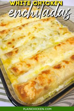 a casserole sitting on top of a pan covered in cheese