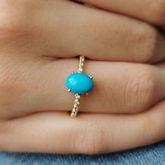 Turquoise Ring*14K Fashion Gold Ring For Girl Birthday Jewelry*For Women Clasic Everyday Ring Rose Gold New Year Gift # Features * Gram:1.55 gr(approximate weight) * Size: 15 mm * Production Method:CASTİNG +Hand Made Polish  * 14 K (0,585) in gold *Special Gift Box  *Like all precious jewels,it comes in its own gift box. *Can include a little gift note  *The Gold Body Of The Ring İs Polished By Hand. *Available in White gold or Rose Gold choosing Enter the Name You Want  in the Ring Luxury Adjustable Turquoise Ring, 14k Gold Turquoise Jewelry With Accent Stones, Turquoise Rings With Gemstone Accents In Fine Jewelry Style, Turquoise Ring With Gemstone Accents Fine Jewelry, Turquoise Fine Jewelry Ring With Gemstone Accents, Turquoise Ring With Accent Stones As Gift, Gift Turquoise Ring With Accent Stones, Turquoise Ring With Accent Stones For Promise, Turquoise Fine Jewelry Ring For Promise