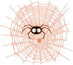 a spider in its web with eyes on it's back and head looking at the viewer