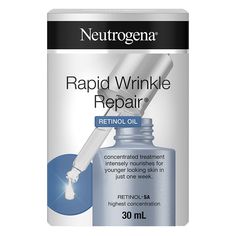 Neutrogena Rapid Wrinkle Repair, Retinol Benefits, Retinol Oil, Retinol Moisturizer, Anti Wrinkle Treatments, Wrinkle Repair, Wrinkle Serum, Retinol Cream, Anti Aging Moisturizer