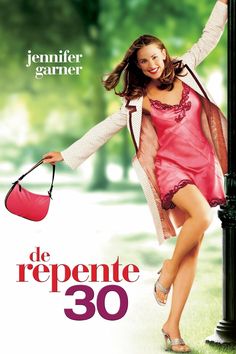 the movie poster for the film de repente 30 is shown in english and french