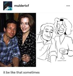 X Files Art Fanart, The X Files Fanart, X Files Fanart, David And Gillian, Stinger