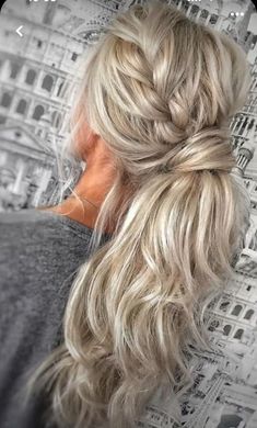 Ponytail Hairstyle Ideas, Wedding Hairstyles And Makeup, Hairstyles Theme, Hoco Hair Ideas Ponytail, Hairstyles Ponytail, Ponytail Hairstyle, Best Wedding Hairstyles, A Ponytail, Long Blonde