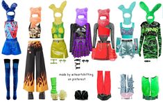 Rainbow Outfit Aesthetic, Cute Edgy Outfits, Plant Styling, Female Inspiration, Rainbow Png