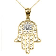 Solid 10k Gold Hamsa Hand With Diamond Star Of David Pendant Necklace Item No.: 4938.Q Metal Type: 10k Solid Gold (Also Available In 14k Solid Gold) Metal Color: Rose Gold.Or Yellow Gold Or White Gold Stone: Genuine Diamond Shape And Size: Round, 1 Mm Carat Weight: 0.01 Ct (Approximate) Height: 1.13 In. (28.7 Mm) Width: 0.62 In. (15.8 Mm) Pendant & Chain Weight: 2.5 Grams. Chain In 16", 18", 20", 22" Note: This Item Is Made To Order In Us. Please Allow 10-15 Days To Be Shipped. Shine Jewelry, Gold Hamsa, Star Of David Pendant, Rose Gold Pendant, Diamond Star, Star Jewelry, Special Jewelry, Yellow Gold Pendants, Star Of David