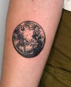 Full Bloom Mini Tattoos Of Moon And Stars Woodcut Moon Tattoo, Man On Moon Tattoo, Real Moon Tattoo, Sky Related Tattoos, Star And Cloud Tattoo, Tattoos Of Moon, Whimsigothic Tattoo, Tattoos Of The Moon, Dark Moon Tattoo Design