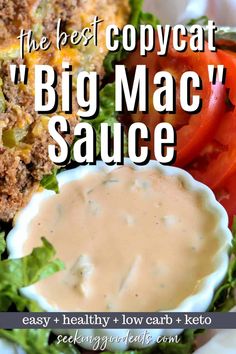 the best copycat v big mac's sauce - easy and healthy low carb ketchup