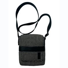 All the bags in this collection are made of traditional hand-woven cotton in Sardinia. Its use is of very ancient origin and is closely linked to daily life and past traditions in Sardinia. A man carried a saddlebag over his shoulder or placed it on the back of a horse or donkey, and everything necessary for the journey was placed in it. This compact and classic shoulder bag in cotton and genuine leather matches every outfit and allows you to carry everything you need: phone, wallet, glasses. A Handwoven Rectangular Satchel For Daily Use, Traditional Rectangular Bag With Adjustable Strap, Black Handwoven Satchel Shoulder Bag, Traditional Handwoven Crossbody Shoulder Bag, Artisan Handwoven Travel Satchel, Work And Travel, Sack Bag, Ancient Origins, Phone Wallet