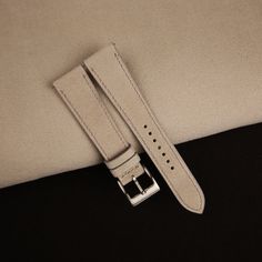 Alcantara If you want a non-leather material that feels the same, this is the top choice for you. With properties like suede and more durable than other types, as well as the color is always fresher! Alcantara – SuperCar choice ! Watch Band Structure Our watch strap features a water-resistant and soft Zermatt lining for comfort. The inner part is reinforced with Velodon SH-220 material for added stability. The in... Leather Material, Beige Color