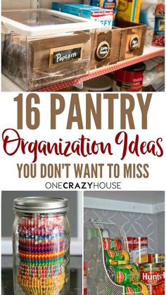 pantry organization ideas you don't want to miss