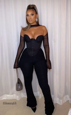 Classy Outing Outfit, All Black Outfit For Party, 30th Birthday Outfit, Vday Outfit, Anniversary Outfit, The Dark Night, Birthday Outfit For Women, Cute Birthday Outfits, Looks Black