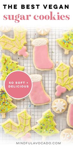 the best vegan sugar cookies so soft and delicious