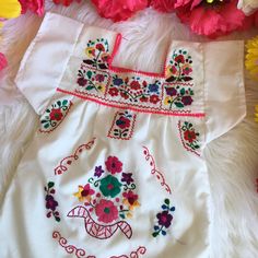 Cute Baby Dresses Hand Embroidered Size : 12-18 Months Babies ( True To Size ) New - No Tags - Hand Made Cute Floral Embroidery Dress For Playtime, Cute White Dress With Embroidered Hem, Short Sleeve Dresses With Floral Embroidery For Playtime, Cute Embroidered White Dresses, Cute White Embroidered Dresses, White Embroidered Dress For Playtime, Folklorico Dresses, Hello Kitty Gifts