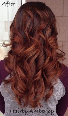 Hair color ❤️ Auburn Balayage, Brown Ombre Hair, Light Auburn, Hair Dyed, Autumn Palette, Red Brown Hair, Ombre Hair Color