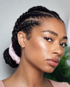 Thick Cornrows, Braids Back, Big Cornrows Hairstyles, Big Cornrows, Straight Back Braids, Belle Hairstyle, Protective Hairstyles For Natural Hair, Black Hair Extensions, Box Braids Hairstyles For Black Women